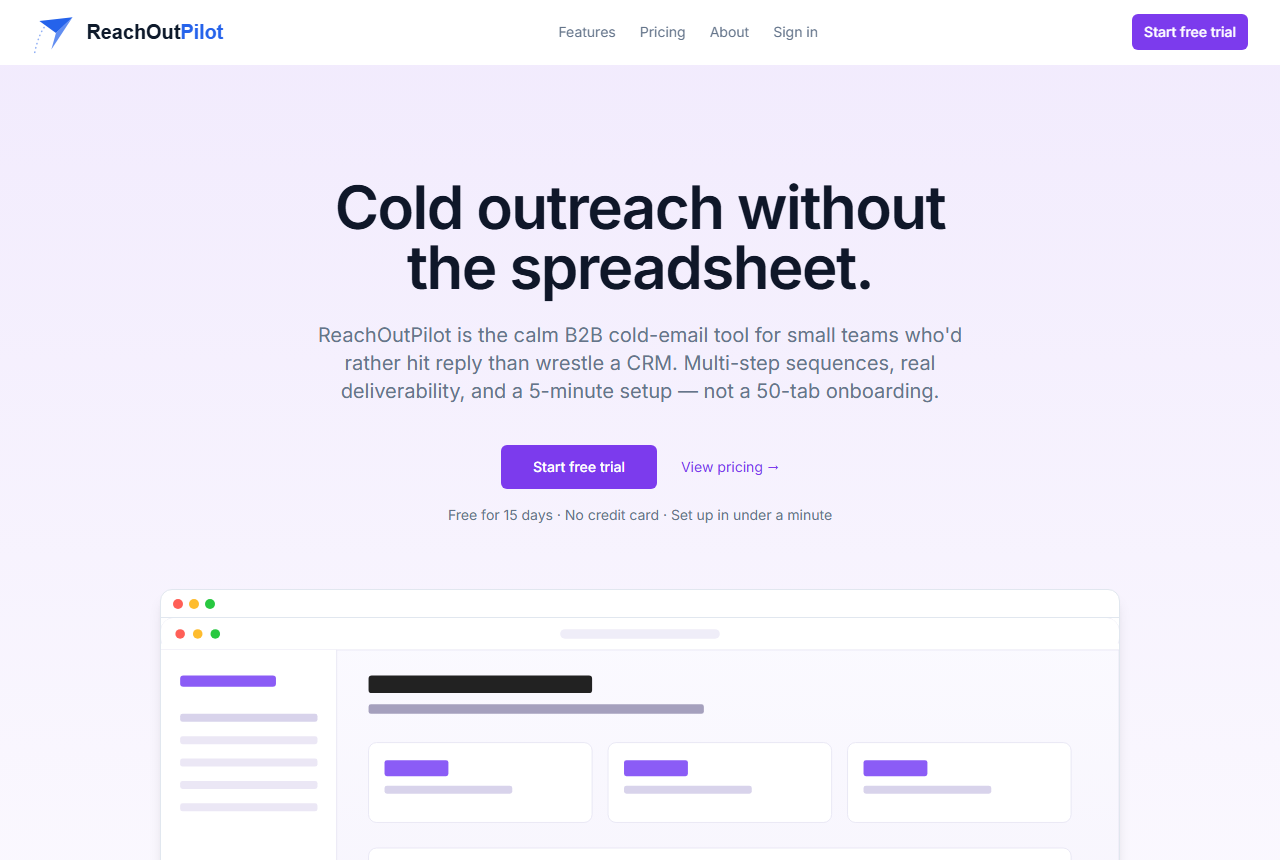 ReachOut SaaS